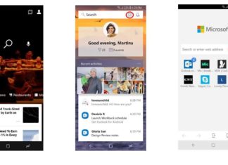 Bing in Microsoft Launcher for Android