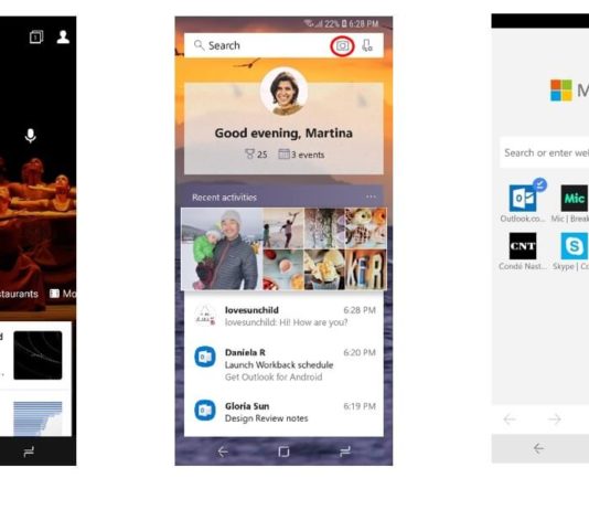 Bing in Microsoft Launcher for Android
