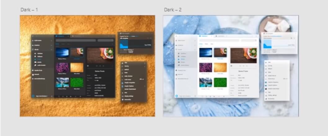 Dark vs light File Explorer