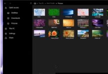 File Explorer for Windows 10 concept