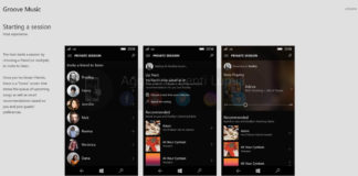 Groove Music on Windows 10 Mobile