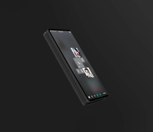Microsoft Andromeda folded mode concept