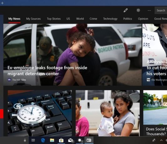 Microsoft News on Windows 10