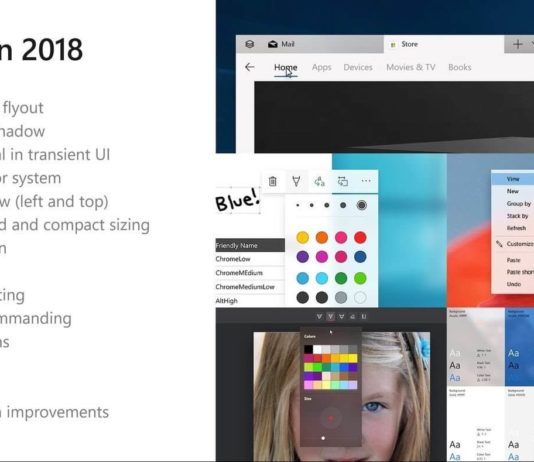 New Fluent Design roadmap