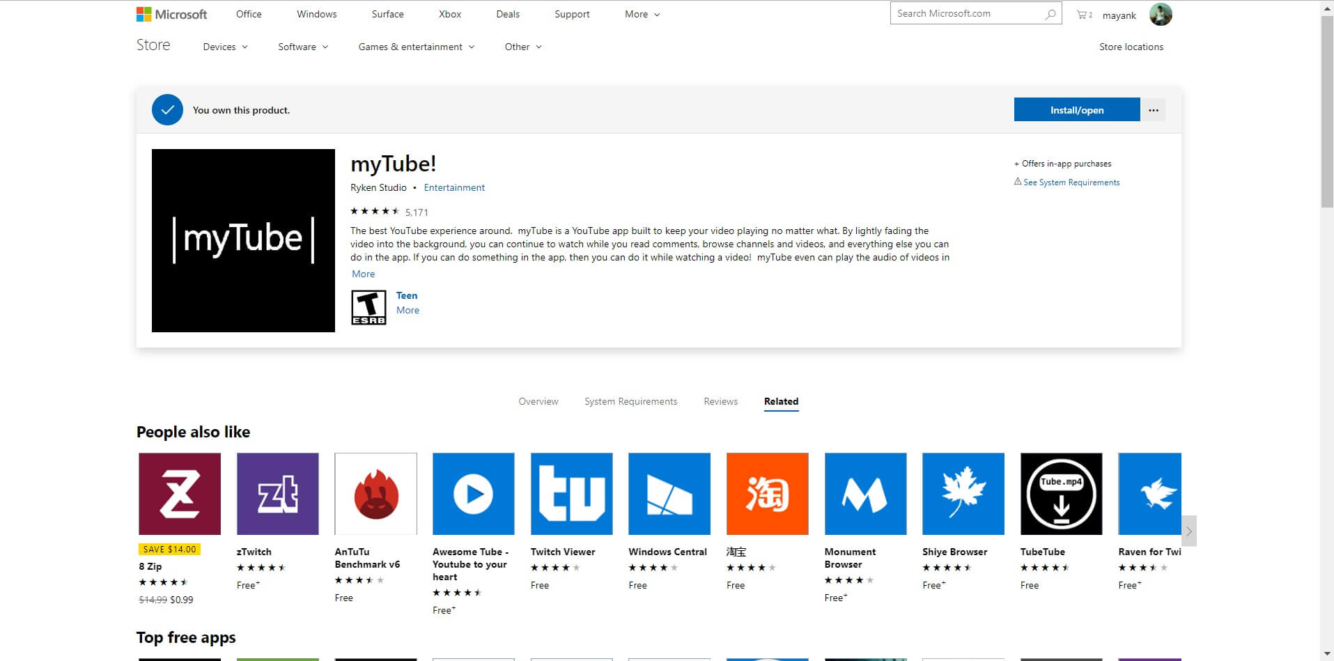 New Microsoft Store for Web