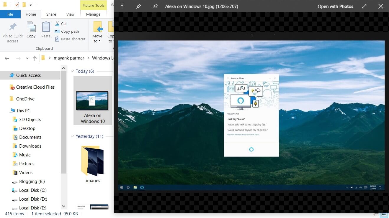 Quicklook for Windows 10