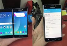 Samsung phone with dual displays