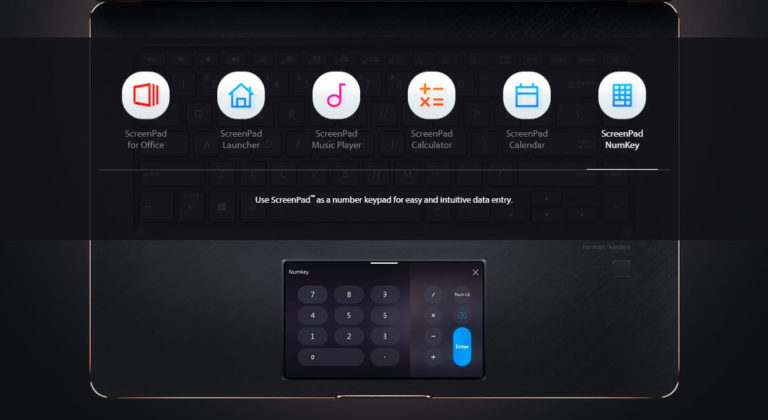 ScreenPad NumKey