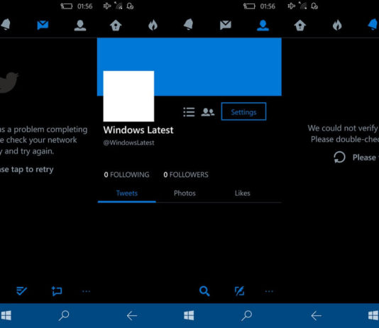 Twitter UWP app for Windows 10