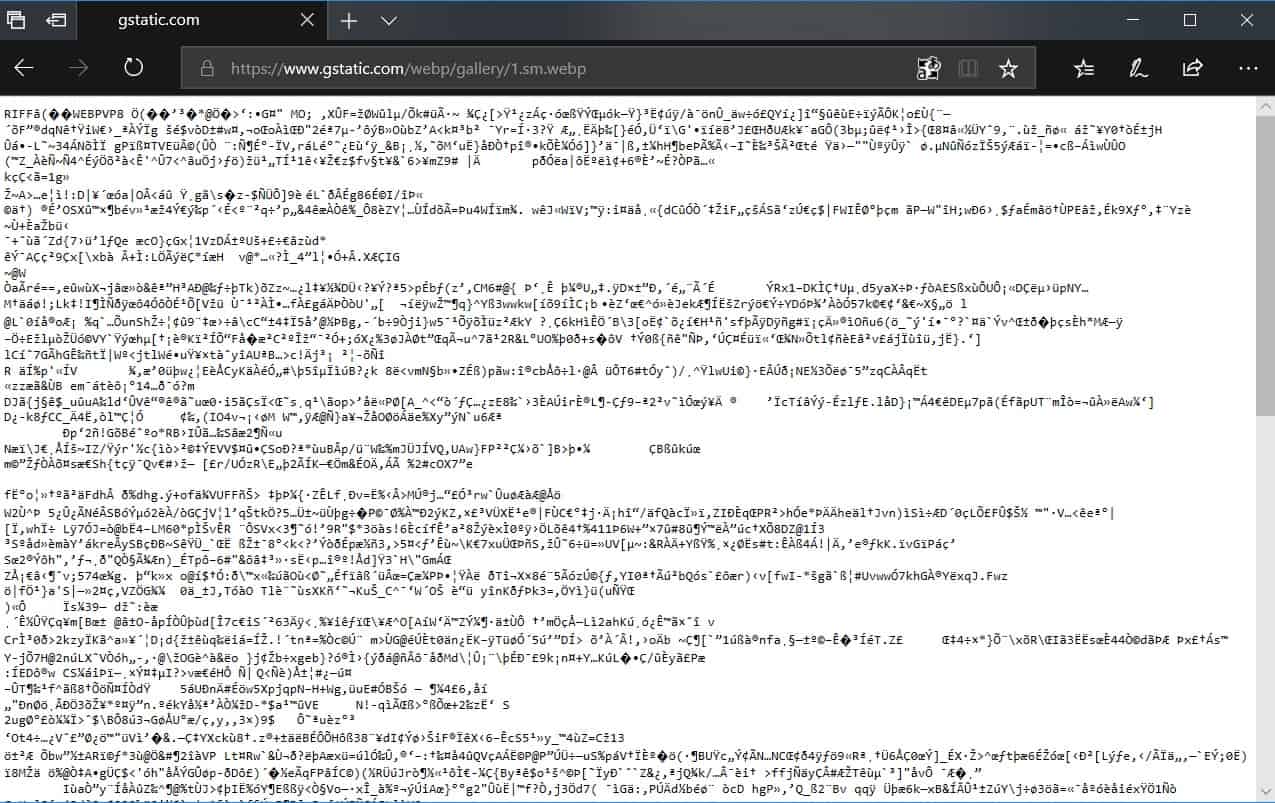 Microsoft Edge Will Soon Support Webp Image Format Microsoft Edge Will Soon Support Webp Image Format