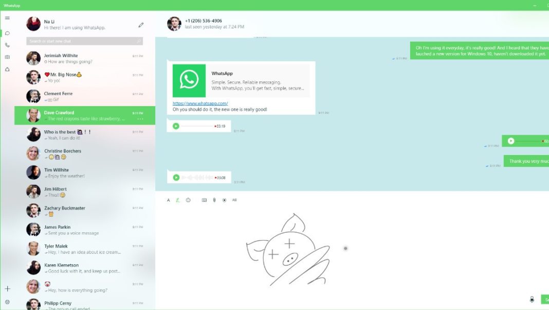 download whatsapp for windows 10