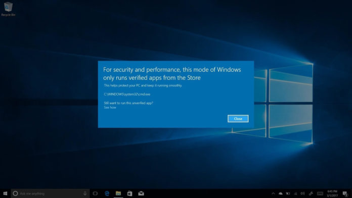 Microsoft will allow users to easily enable S Mode in Windows 10