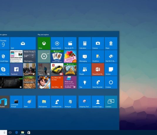 Windows 10 platform
