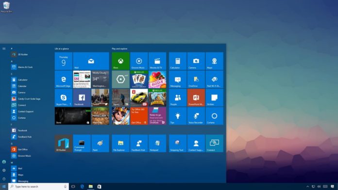 Windows 10 platform