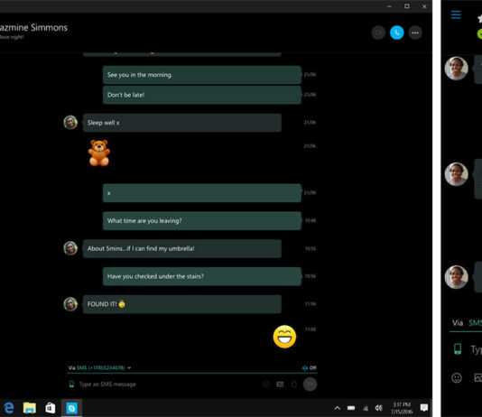 skype-sms relay