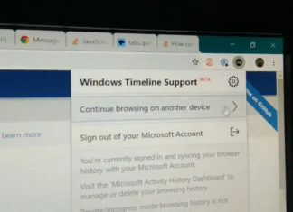 Continue on PC extension