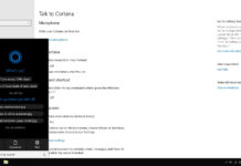 Cortana on Windows 10