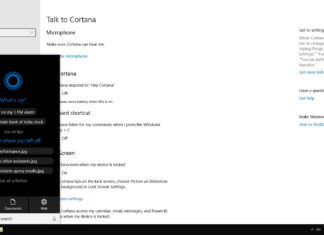 Cortana on Windows 10