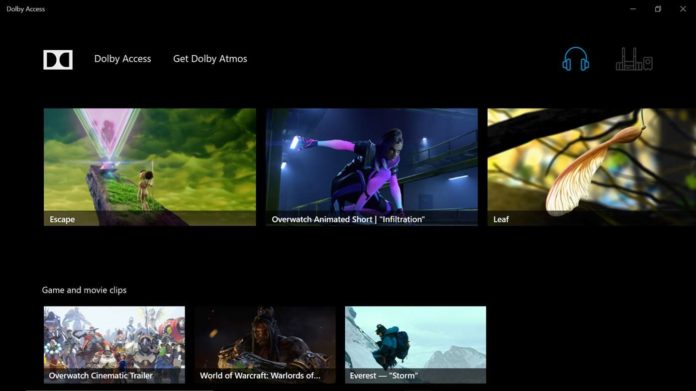 Dolby Access for Windows 10
