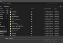 File Picker in Windows 10
