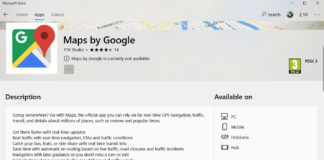 G Maps for Windows 10