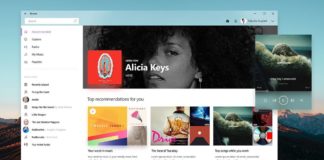 Groove Music new design concept