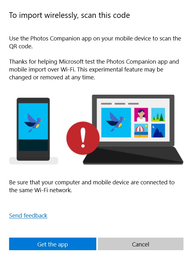 Microsoft Photos Companion App