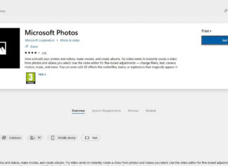 Microsoft Photos app