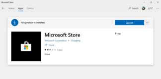 Microsoft Store on Windows 10