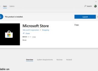 Microsoft Store on Windows 10