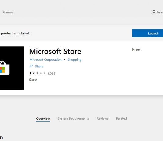 Microsoft Store on Windows 10
