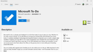 Microsoft To Do for Windows 10