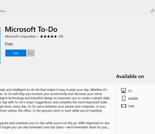 Microsoft To Do for Windows 10