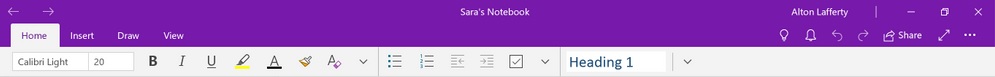 OneNote UWP