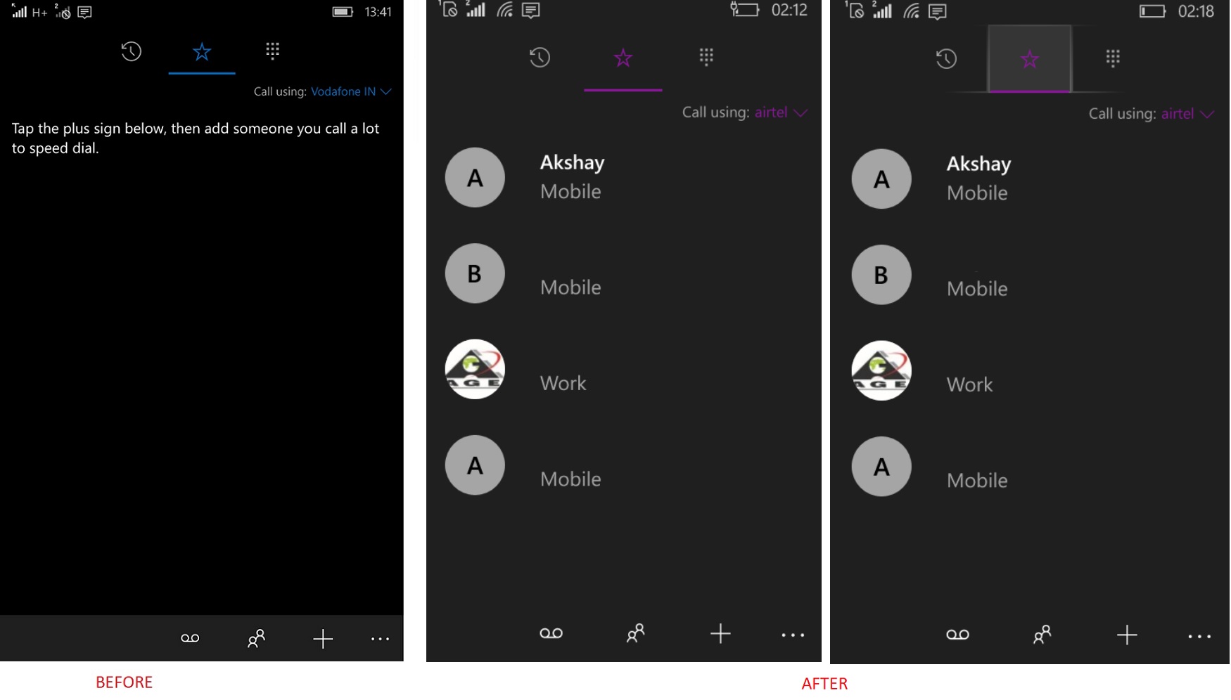 Getting Things Ready For Andromeda Microsoft Phone App Updated With Fluent Design