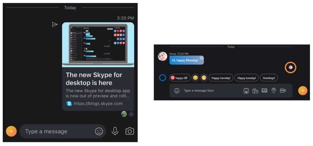 Skype feature