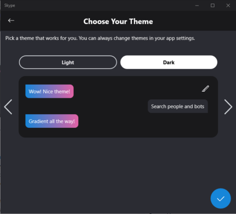 Skype theme