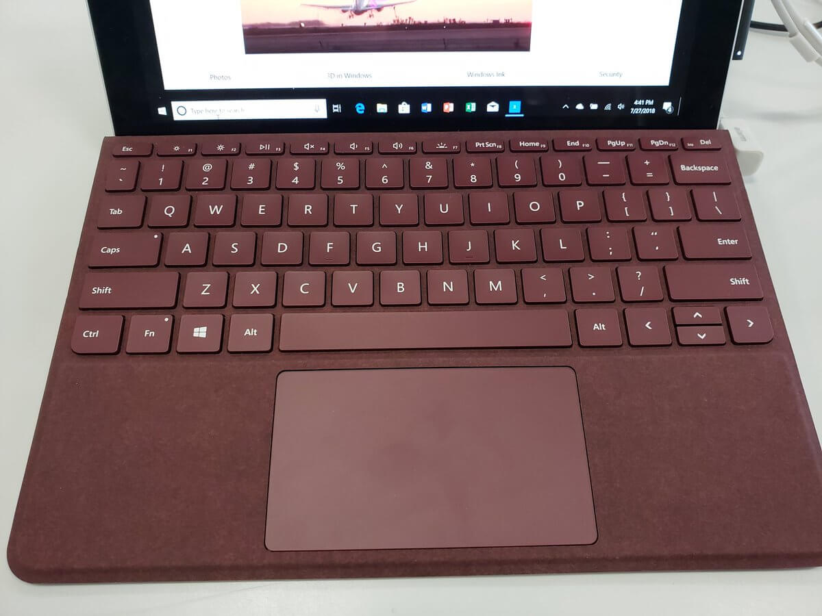 Real-life photo shows off Microsoft's Surface Go Windows 10 tablet