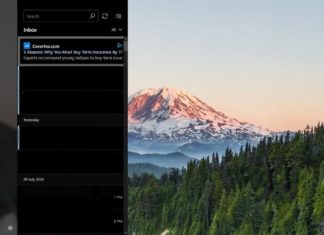 Windows 10 Mail App ads