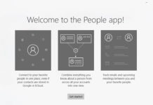 Windows 10 People app