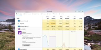 Windows 10 Task Manager conceptWindows 10 Task Manager concept