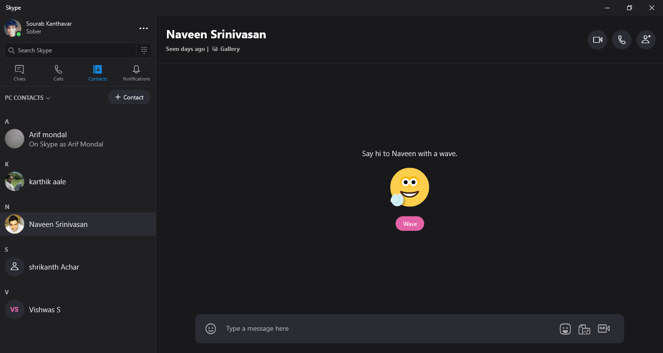 New Skype Layout