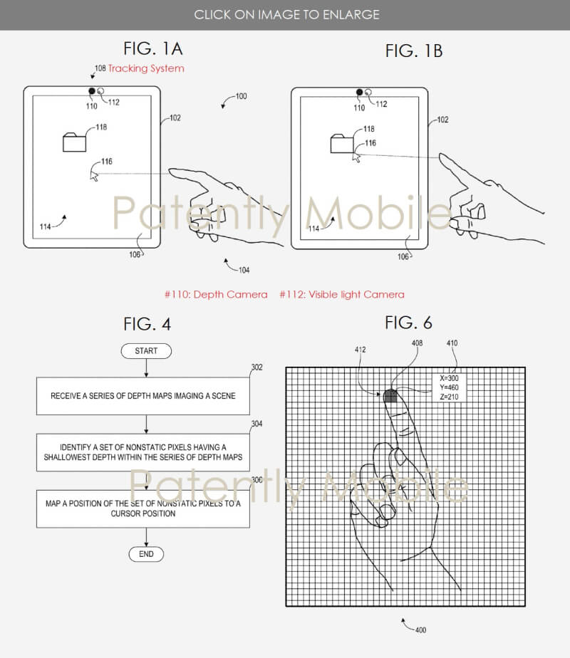 patent of touchless input