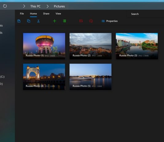 File Explorer concept