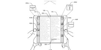 Hinged device patent