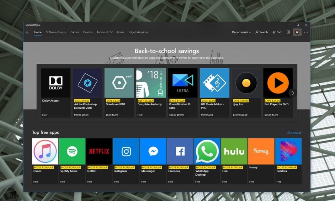 Several new features are reportedly being developed for Microsoft Store ...