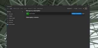 Microsoft Store subscription
