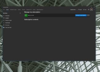 Microsoft Store subscription