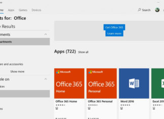 Microsoft Store with new search experience