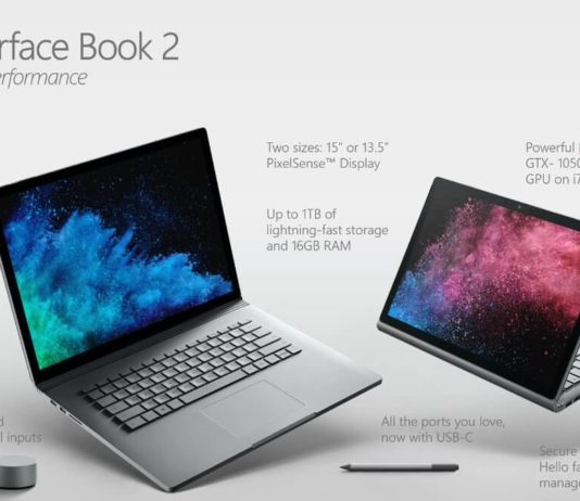 Surface Book 2 renders